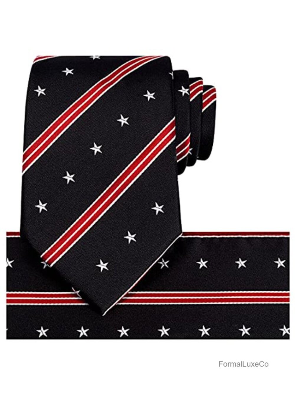 Silk Tie and Pocket Square Set for Formal Occasions